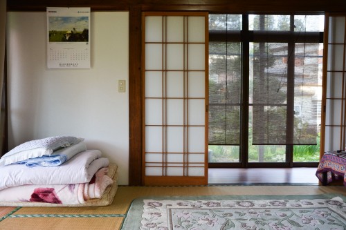 la chambre de l'hébergement Zaigomon à Takane, un village tout près de Murakami