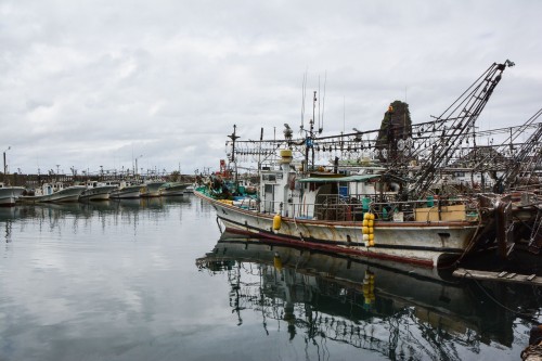 Le port de pêche de Neya proche de Gatsugi dans la préfecture de Niigata