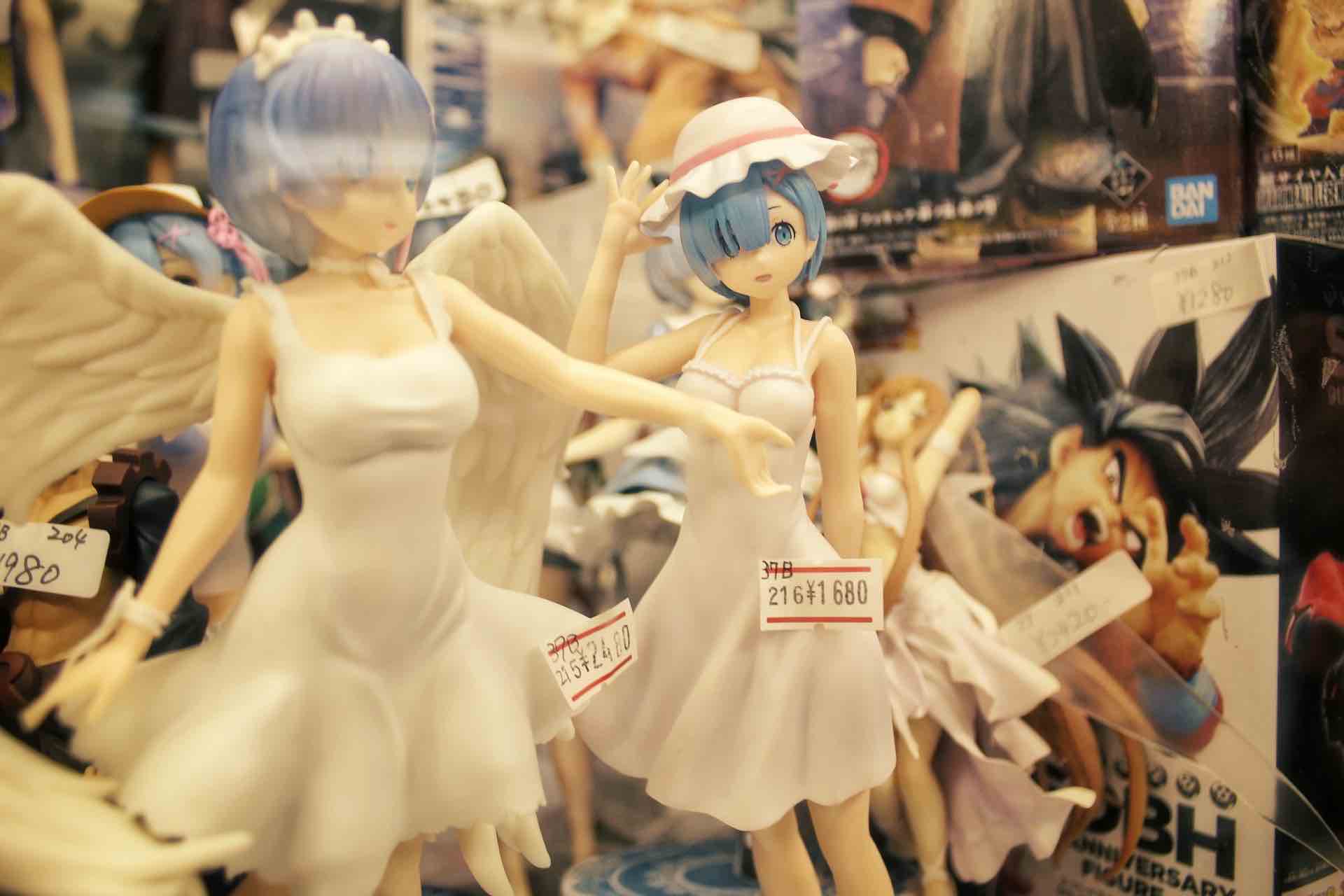 Magasin de figurines à Osaka