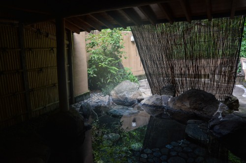 Le ryokan Mifuneyama Kanko Hotel à Takeo Onsen dans la prefecture de Saga avec le bain public