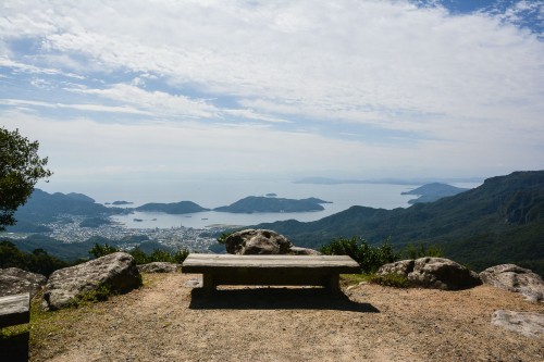 La vallée de Kanka-Kei sur l'île de Shodoshima dans la prefeture de Kagawa