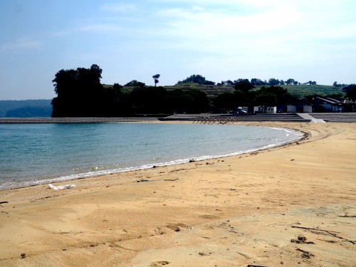 La plage près des rizières de Tashibunoshou à Oita, Kyushu