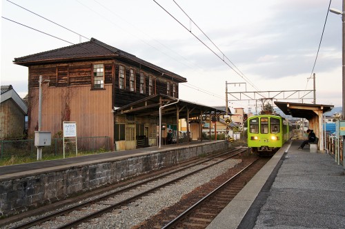 Ohmi Railway, Taga-taisha, Hikone, Shiga, Kyoto, Chemin de fer, Gare de Shin-Yokoachi
