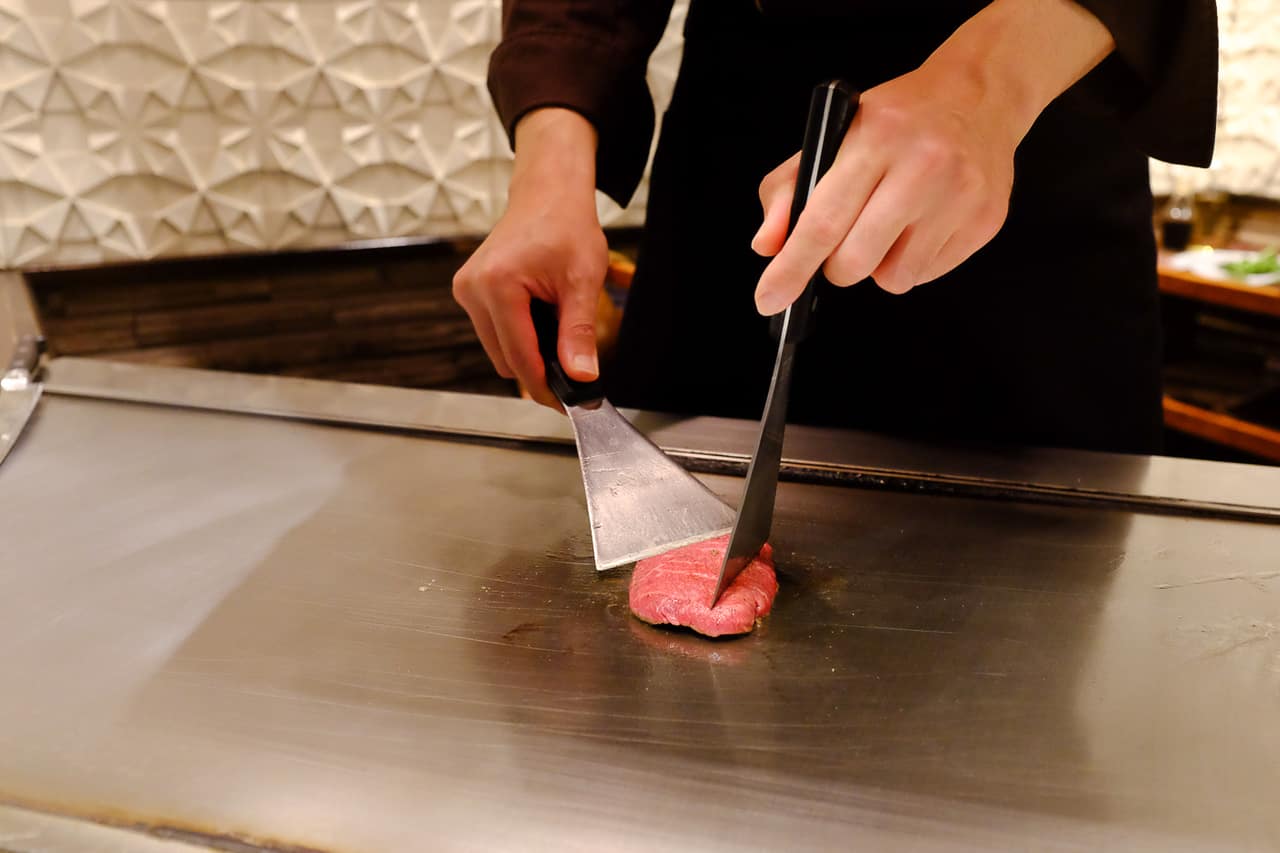 bœuf de Kobe, teppanyaki, cuisine japonaise, A5