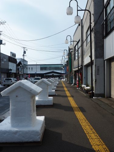 Inukko Matsuri, Yuzawa, Tohoku, Akita, glace
