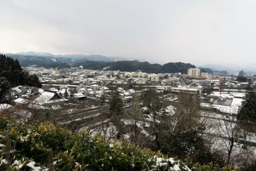 Hitoyoshi, mont Aso, Kumamoto, Japon, ruines du château