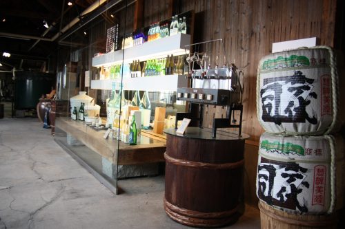 Les archives de la brasserie de saké Imayo Tsukasa à Niigata dans la Préfecture de Niigata, Japon