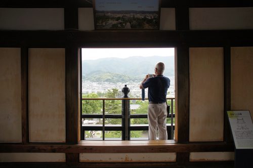 Depuis le château de la ville de Kochi, sur l'île de Shikoku, Japon