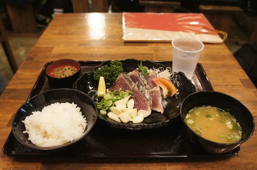 Spécialité culinaire de la ville de Kochi, sur l'île de Shikoku, Japon