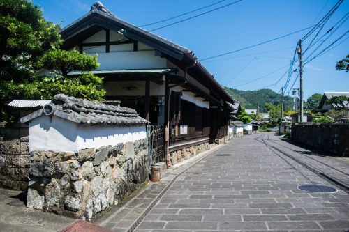 Ancien quartier des samouraïs dans la ville de Saiki, préfecture d'Oita, Japon