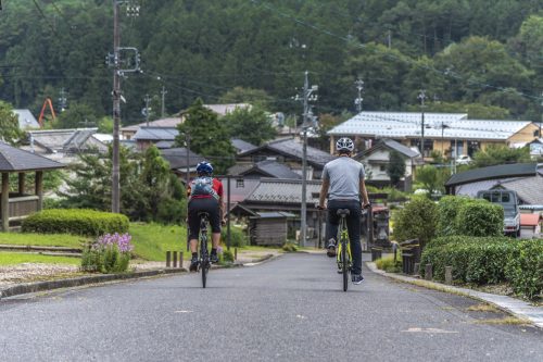 Circuit à vélo dans Nakatsugawa, préfecture de Gifu, Japon