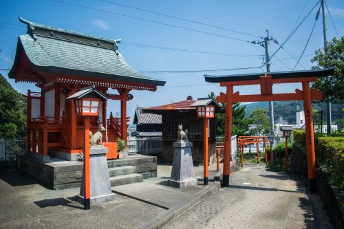 Sanctuaire à Usuki, préfecture d'Oita, Japon