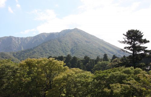 Le Mt Daisen dans la préfecture de Tottori, Japon