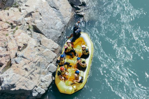 Rafting sur le fleuve Kuma, dans la préfecture de Kumamoto, Kyushu, Japon