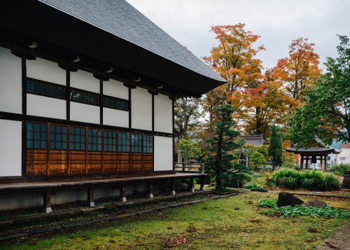 La petite Kyoto d'Iiyama, village de Kosuge, près d'Iiyama, préfecture de Nagano, Japon