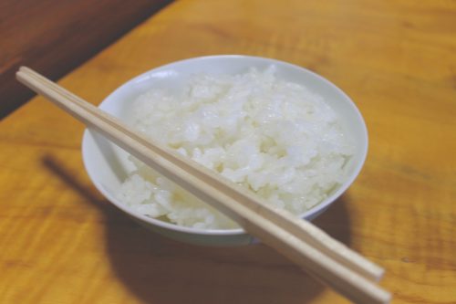 Bol de riz blanc de Murakami, préfecture de Niigata, Japon