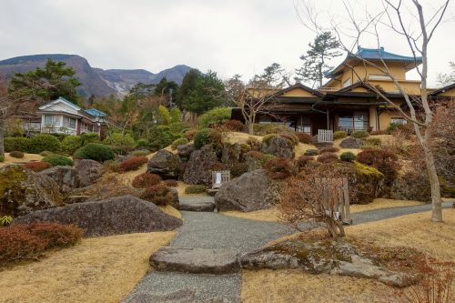 Jardin japonais de mousses du Hakone Museum of Art à Hakone, Kanagawa, Japon