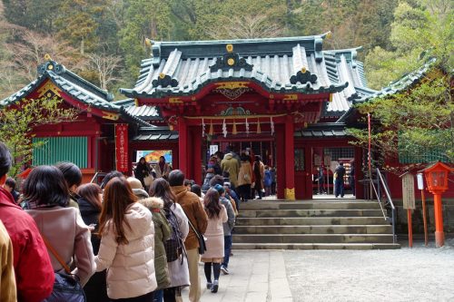 Le sanctuaire d'Hakone, Kanagawa, Japon