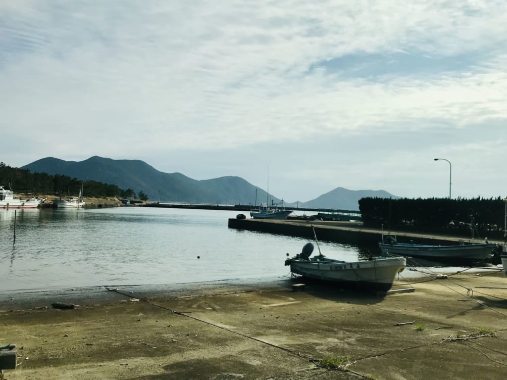 Le port de l'île ojika