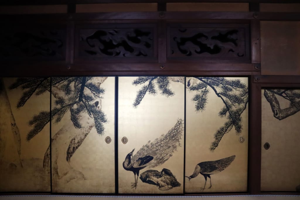 oeuvre de okyo maruyama dans le temple daijo