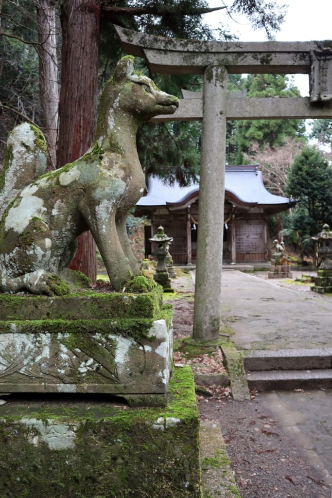 Sur le chemin menant au château d'izushi