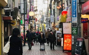 Rue du quartier hipster de Tokyo : Koenji