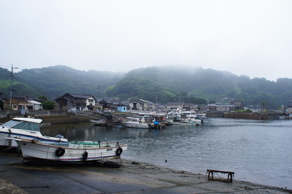 Le port de Honmura à Manabeshima