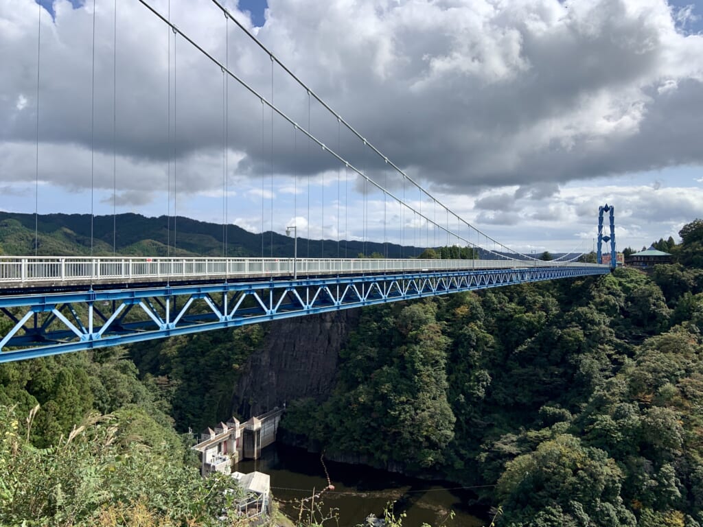 le pont Ryujin sur la diamond road dans la préfectire d'Ibaraki