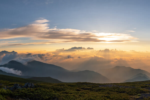 Lever de soleil sur Gifu