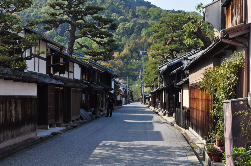machiya dans un quartier résidentiel au nord de Kyoto