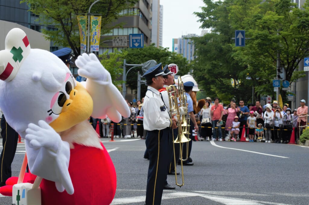 Kobe Samba Festival - Les mascottes aussi sont au rendez-vous !