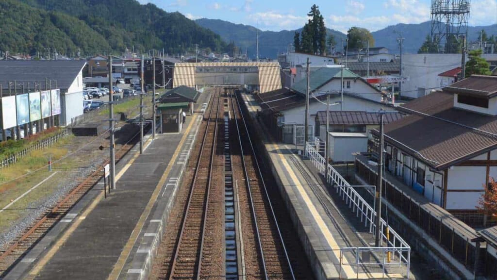 Gare de Hida Furukawa - Lieu réel