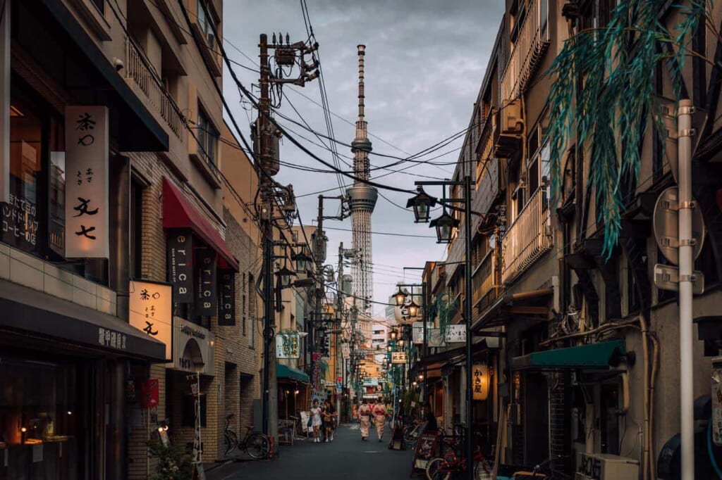 Tokyo Skytreeet rues de tokyo