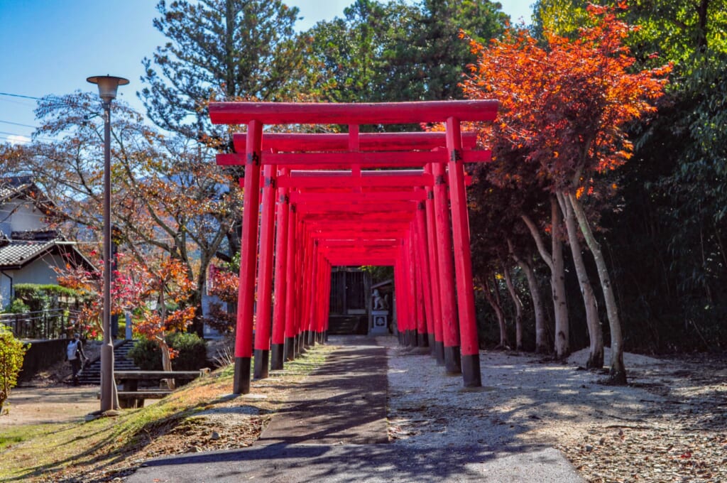 torii rouges à nakatsugawa
