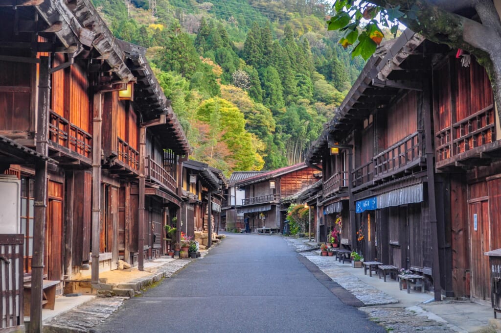 village de montagne au Japon