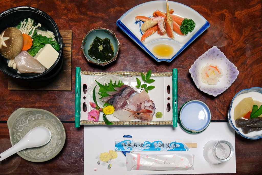 repas gestronomique japonais kaiseki ryori au Japon