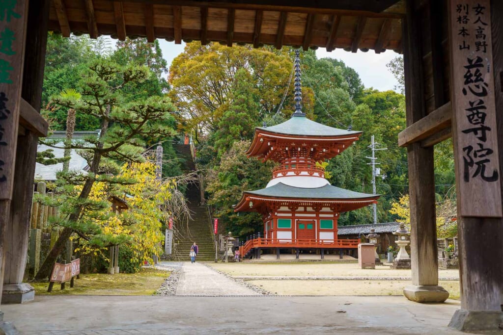 Le temple de Jison-in, temple le plus éloigné de Koyasan