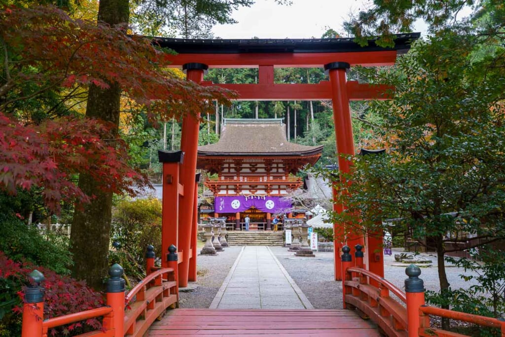 Le sanctuaire de Niutsu Hime à Koyasan