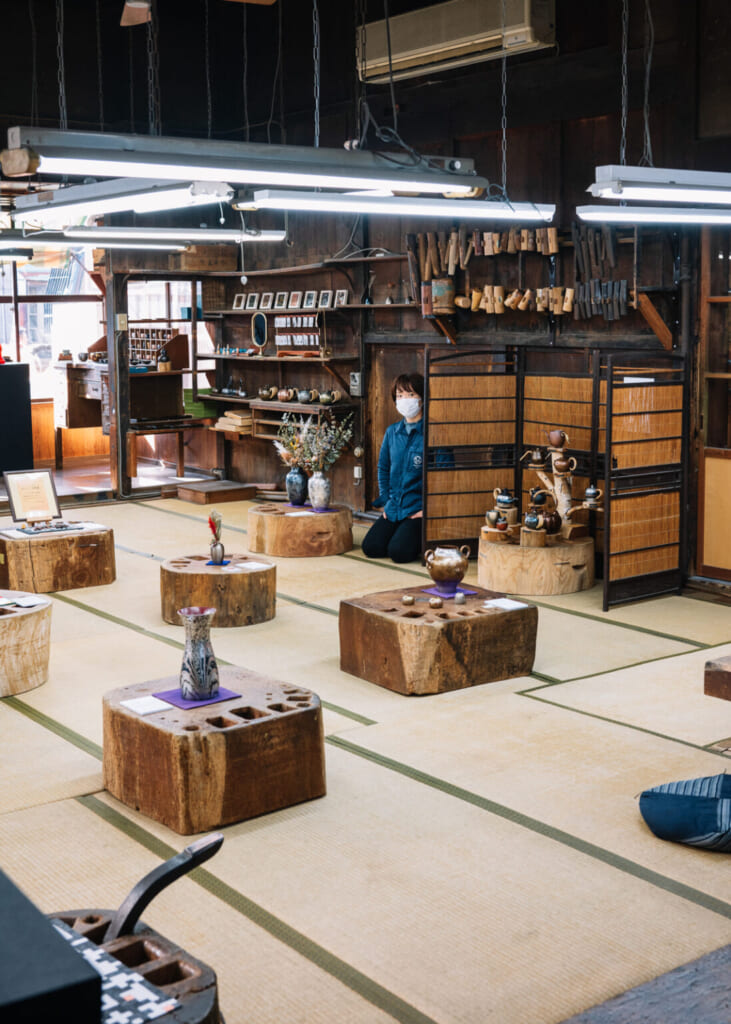 Atelier de gyokusendo, dans la préfecture de niigata