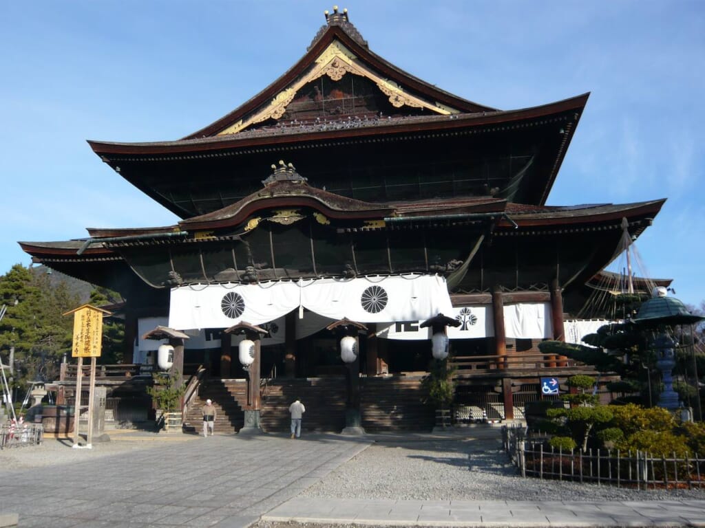 temple Zenkoji à Nagano
