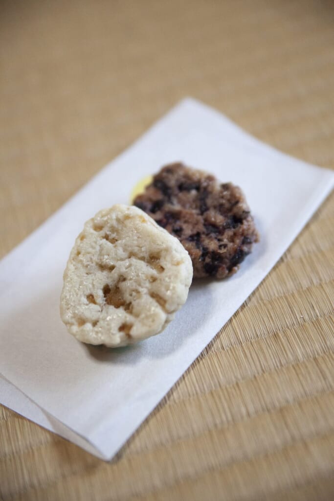 biscuits japonais à Oumi no Sato
