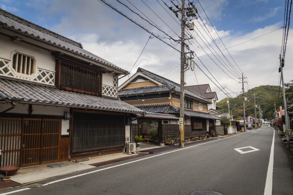 maisons japonaises traditionnelles à Okayama