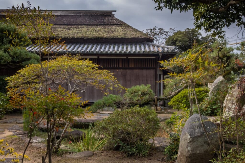 Jardin japonais d'une maison de samouraïs