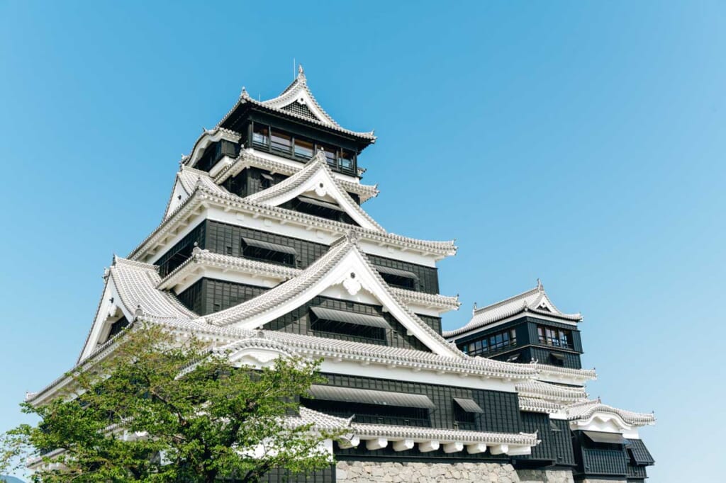 La tour principale du château de Kumamoto