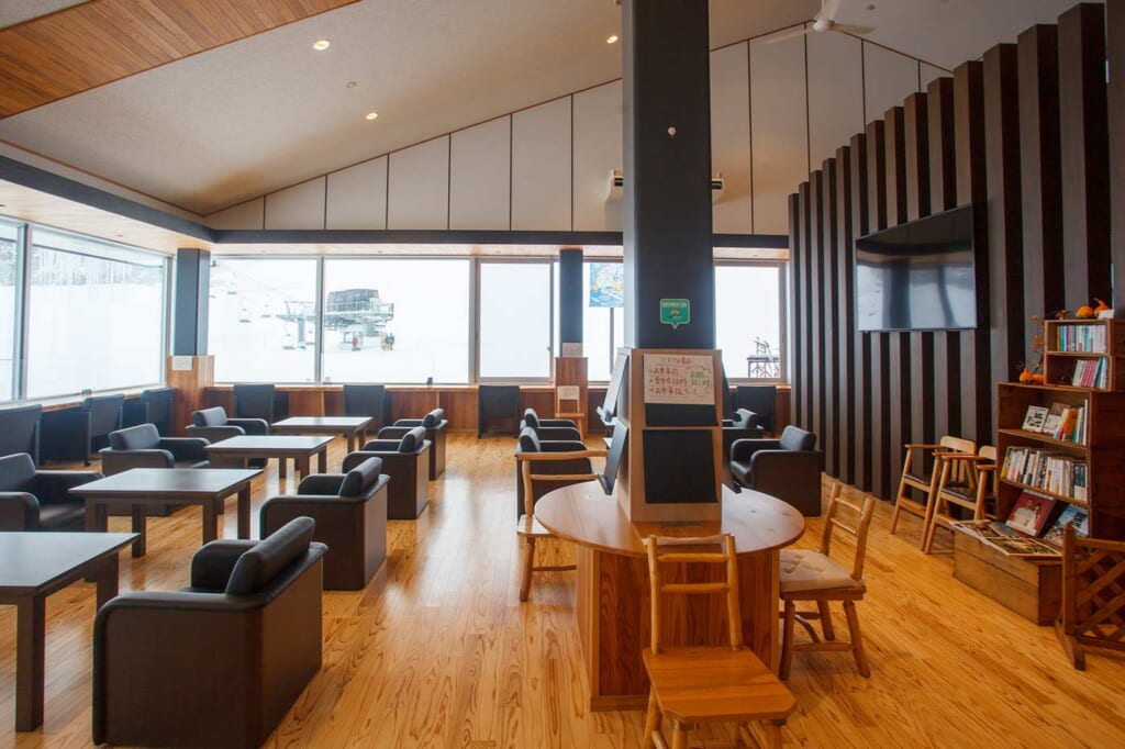 Un restaurant dans la station de ski de Tazawako