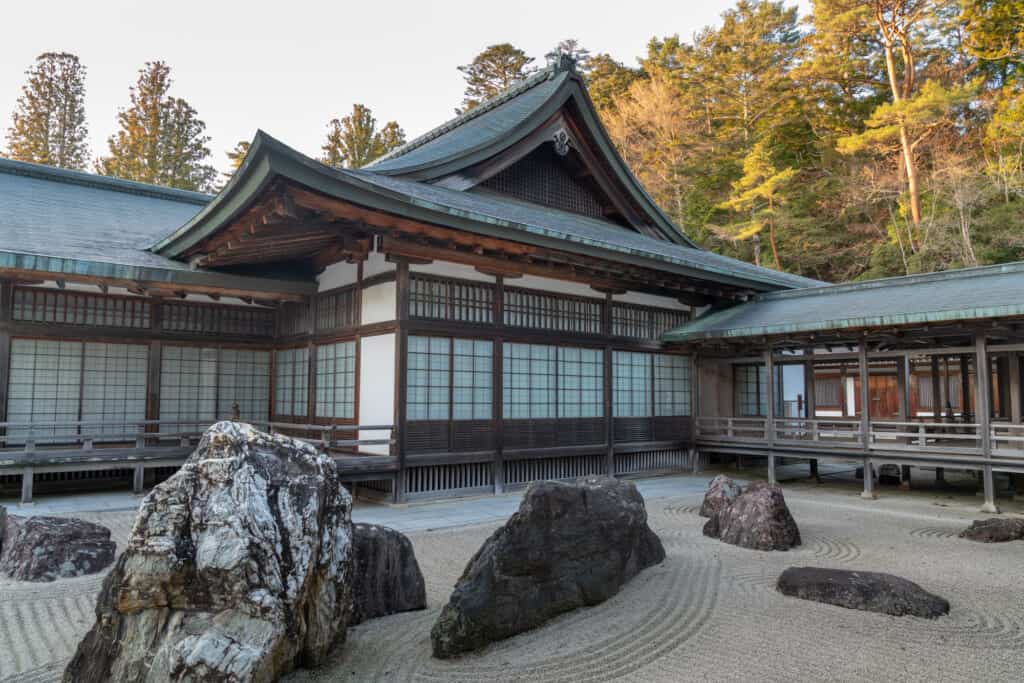 Le temple Kongobu-ji à Koyasan