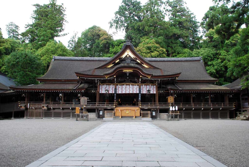 Le sanctuaire Ohmiwa Jinja dans la péninsule de Kii