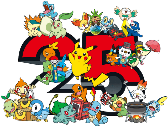 Pokémon fête ses 25 ans et demeure au sommet de son art © Pokémon, inc.