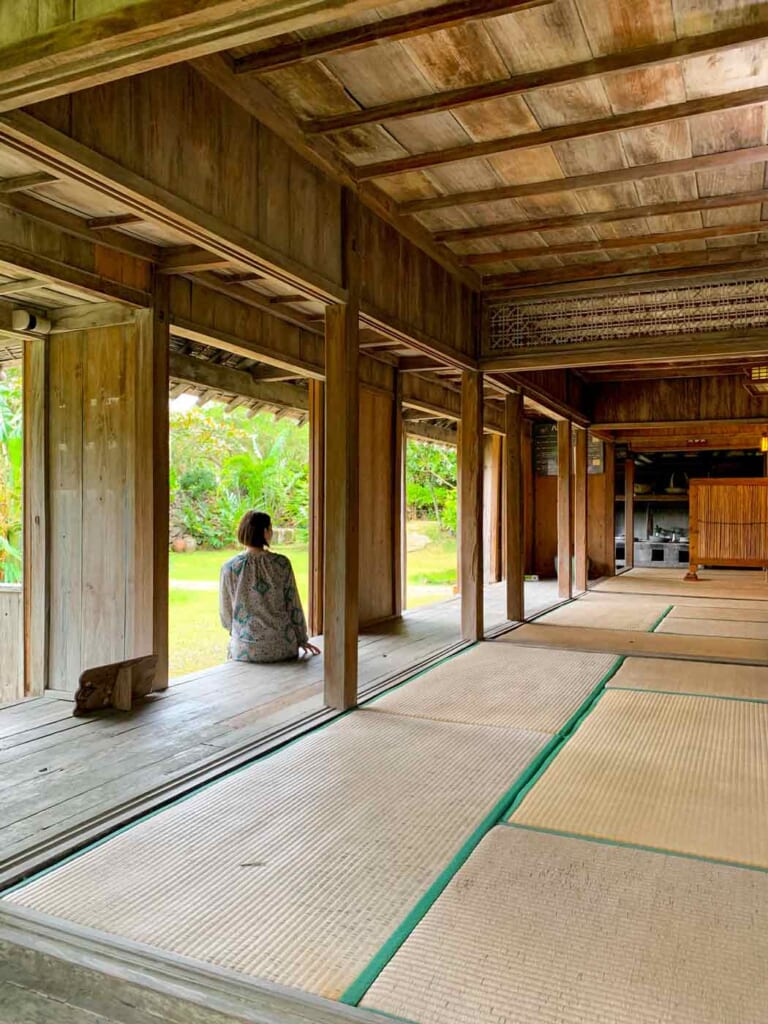 maison traditionnelle Ryukyu au Ishigaki Yaima Village