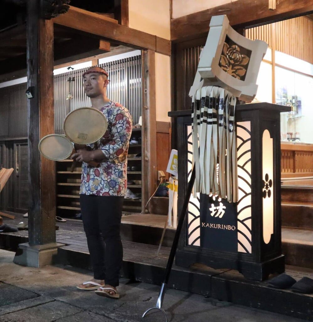 tambourins d'un festival japonais traditionnel